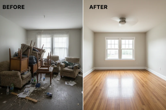 HOME & LOT CLEAN OUT SERVICE (CLICK View Full Details for Quote Form)